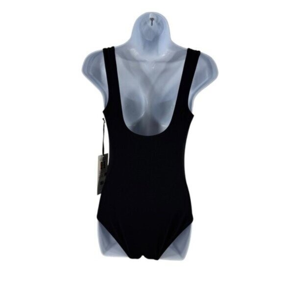 Stylest NEW Black Caviar Dreamsculpt Square Neck Tank One Piece Swimsuit M - Picture 7 of 12